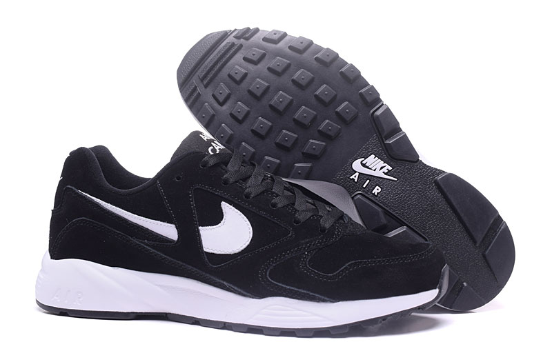 Women Nike Air Icarus Extra QS Black White Shoes - Click Image to Close